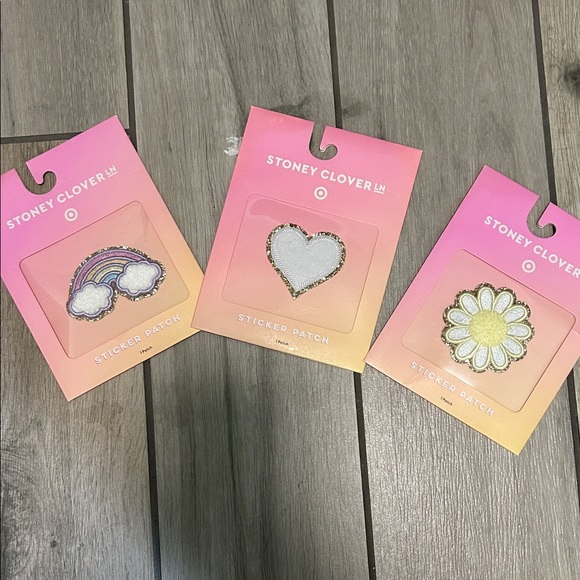 Stoney Clover Lane Rainbow, Heart, and Daisy Sticker Patches - Picture 1 of 4